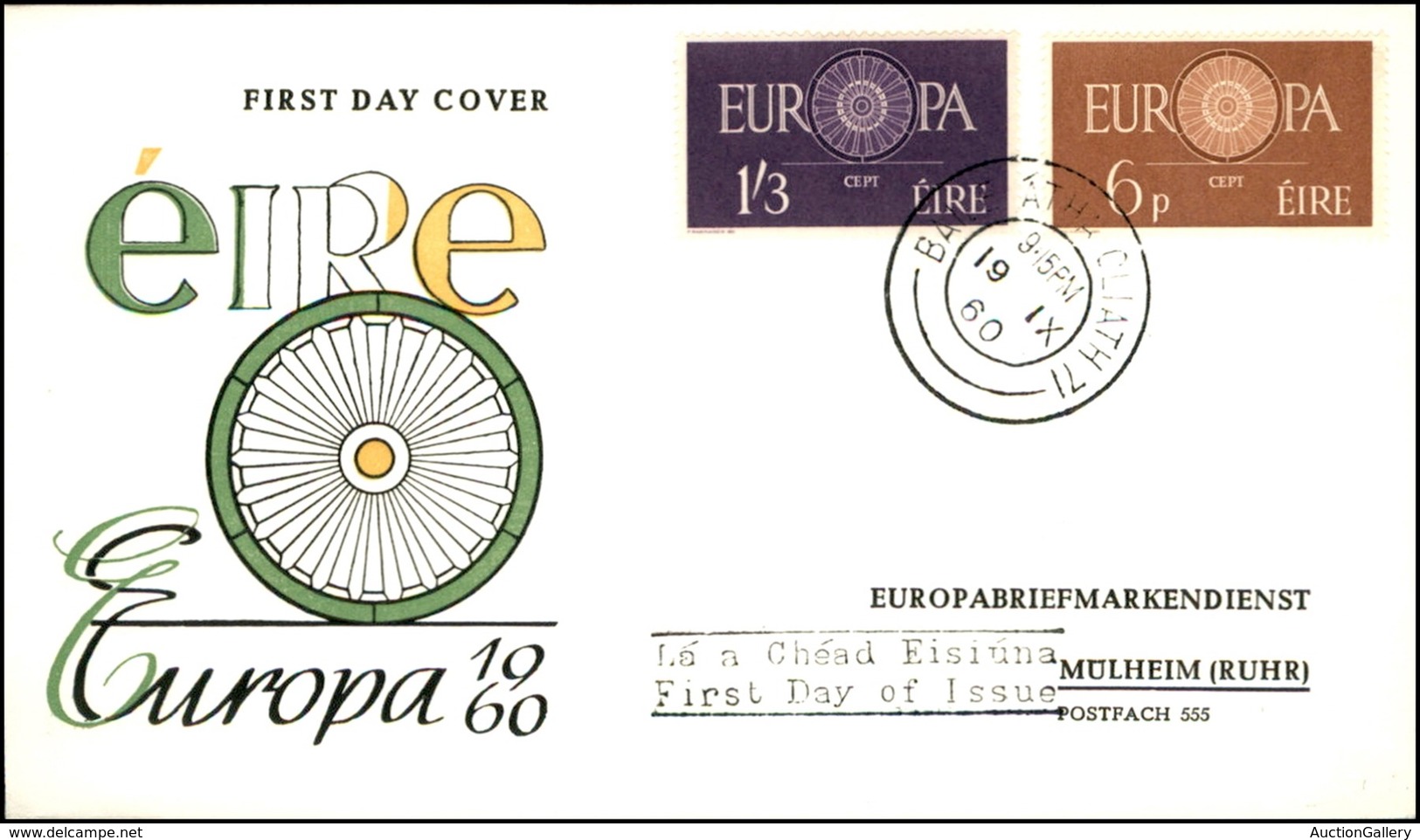 EUROPA - IRLANDA - Europa Cept (146/147) - FDC - Baile Atha Cliath 19.9.60 - Other & Unclassified