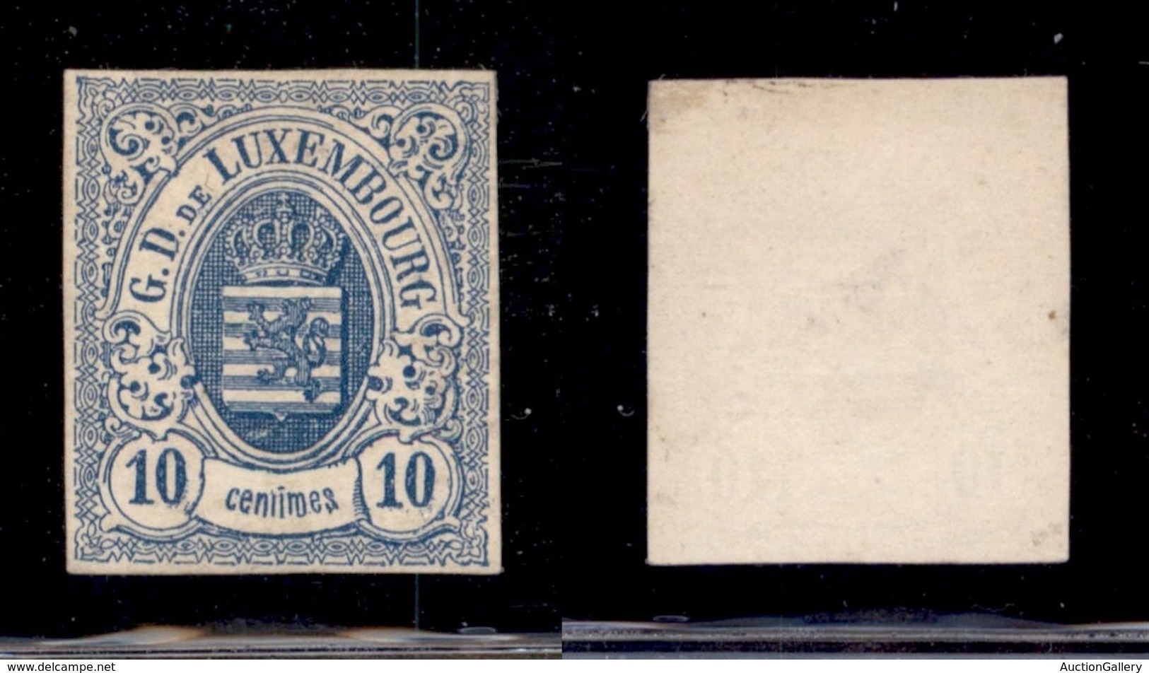 EUROPA - LUSSEMBURGO - 1859 - 10 Cent Stemma (6c) - Nuovo Senza Gomma - Sonstige & Ohne Zuordnung