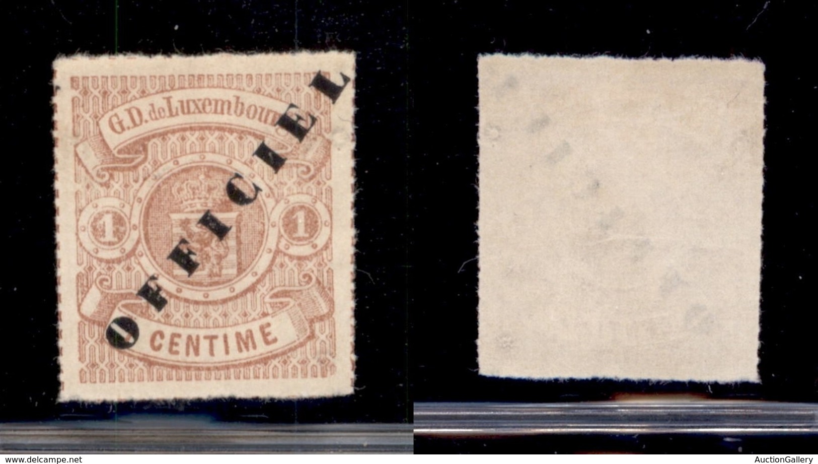 EUROPA - LUSSEMBURGO - 1875 - Servizi - 1 Cent Stemma Soprastampato Officiel (1II) - Nuovo Senza Gomma - Sonstige & Ohne Zuordnung