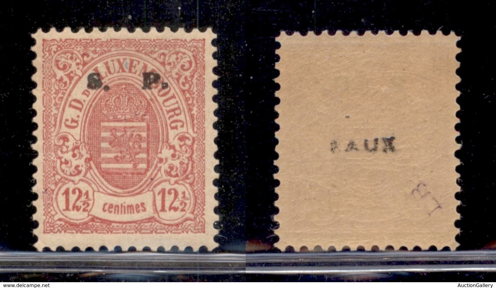 EUROPA - LUSSEMBURGO - 1884 - Servizi - 12 1/2 Cent Soprastampato S.P. (31II) - Gomma Originale - Other & Unclassified