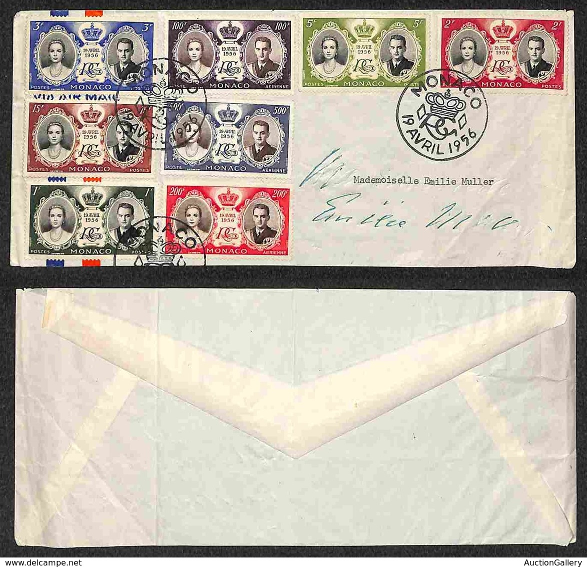 EUROPA - MONACO - Nozze (561/568) - FDC - Monaco 19.4.56 - Other & Unclassified