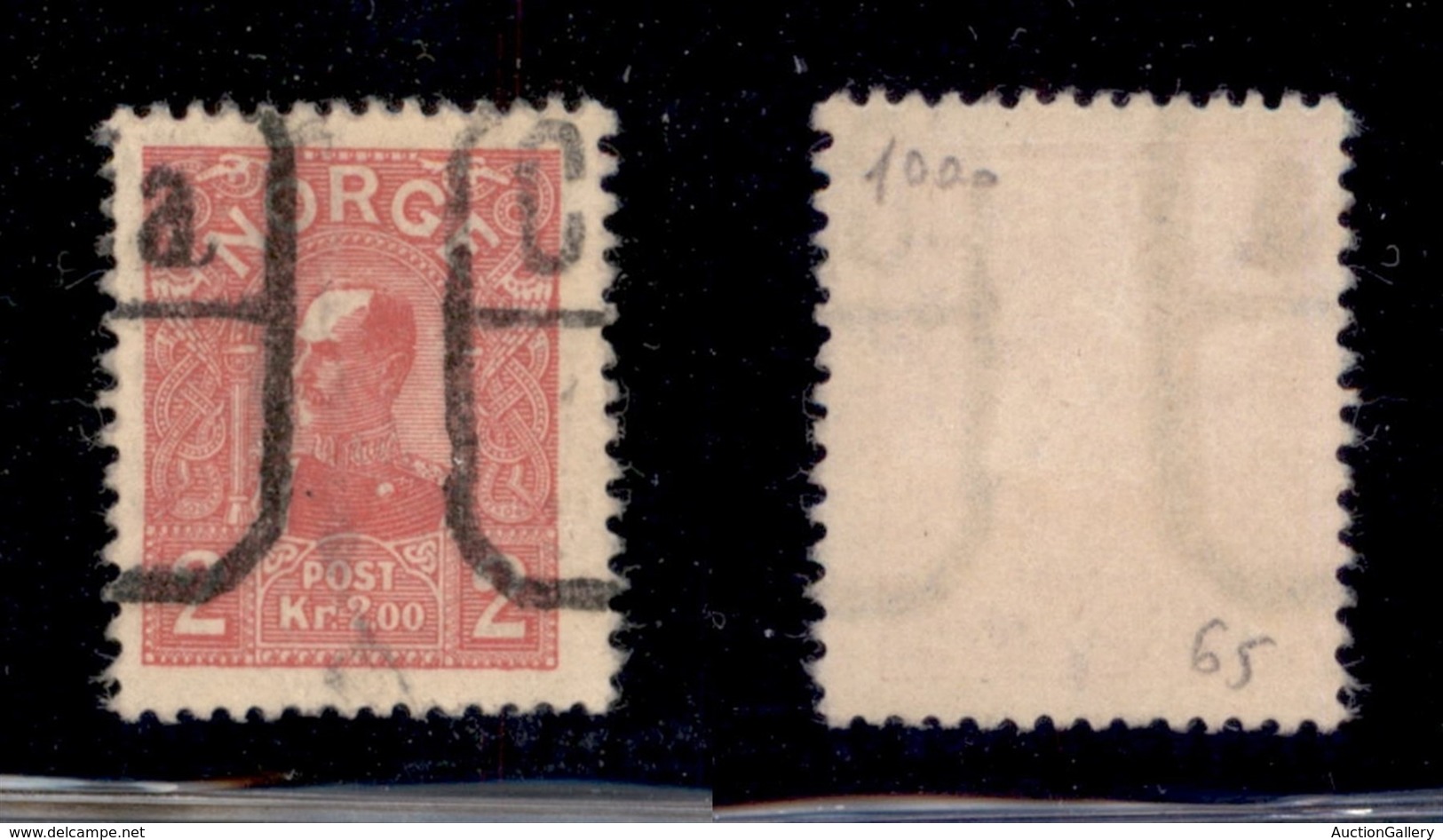 EUROPA - NORVEGIA - 1907 - 2 Krone Haakon VII (69) - Usato (110) - Andere & Zonder Classificatie