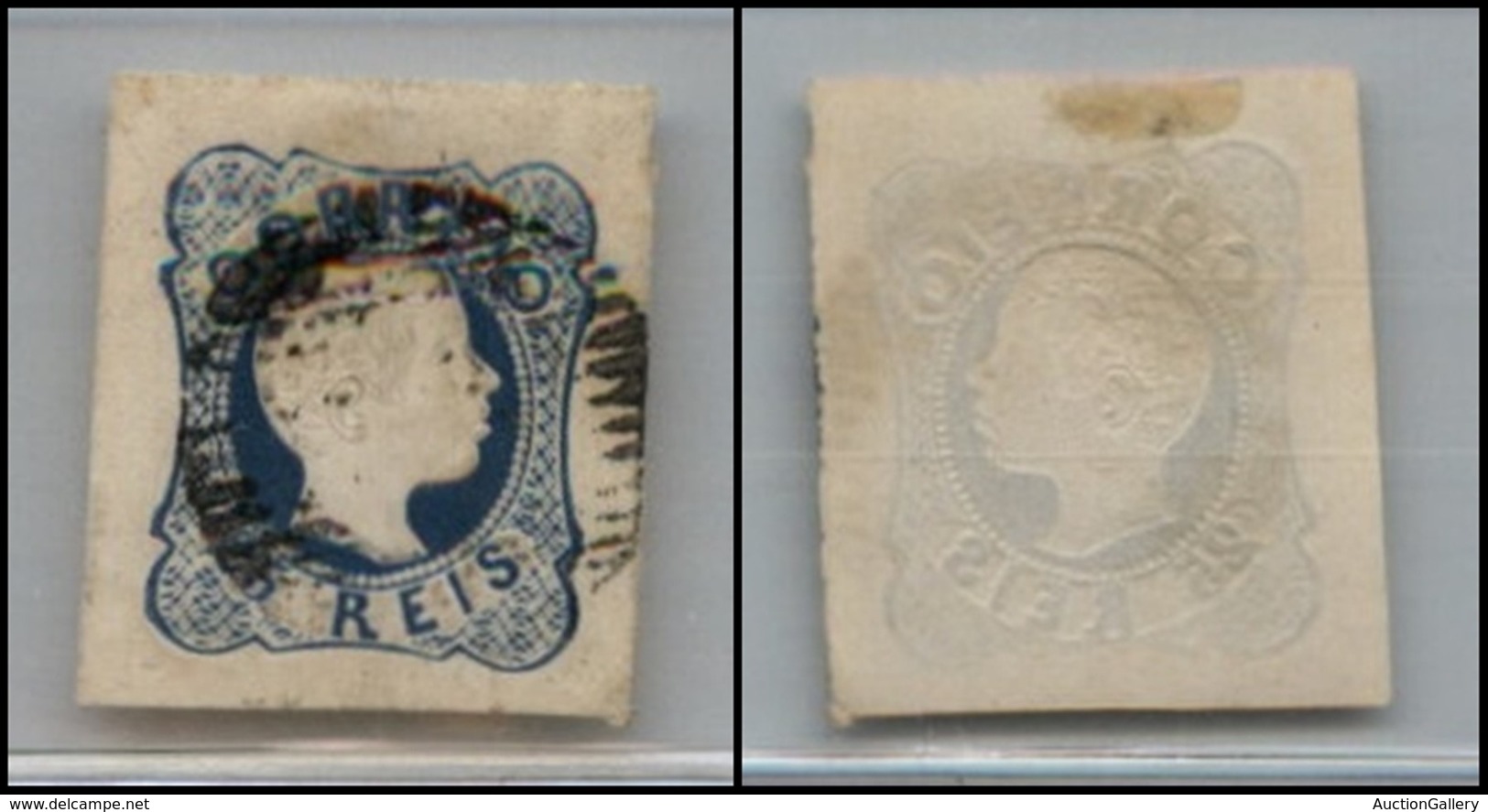 EUROPA - PORTOGALLO - 1855 - 25 Reis (6) - Other & Unclassified