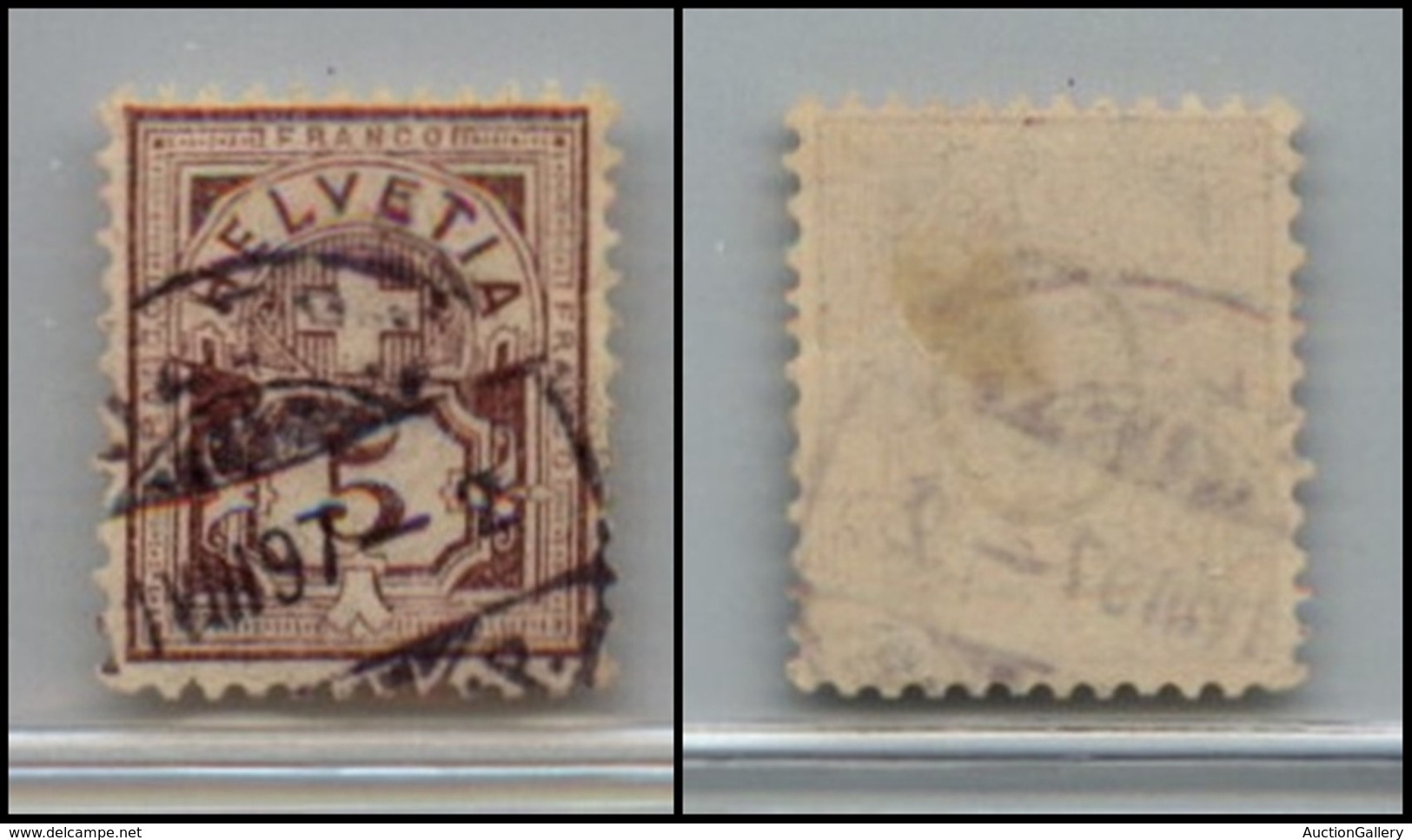 EUROPA - SVIZZERA - 1882 - 5 Cent (46) - Usato - Autres & Non Classés