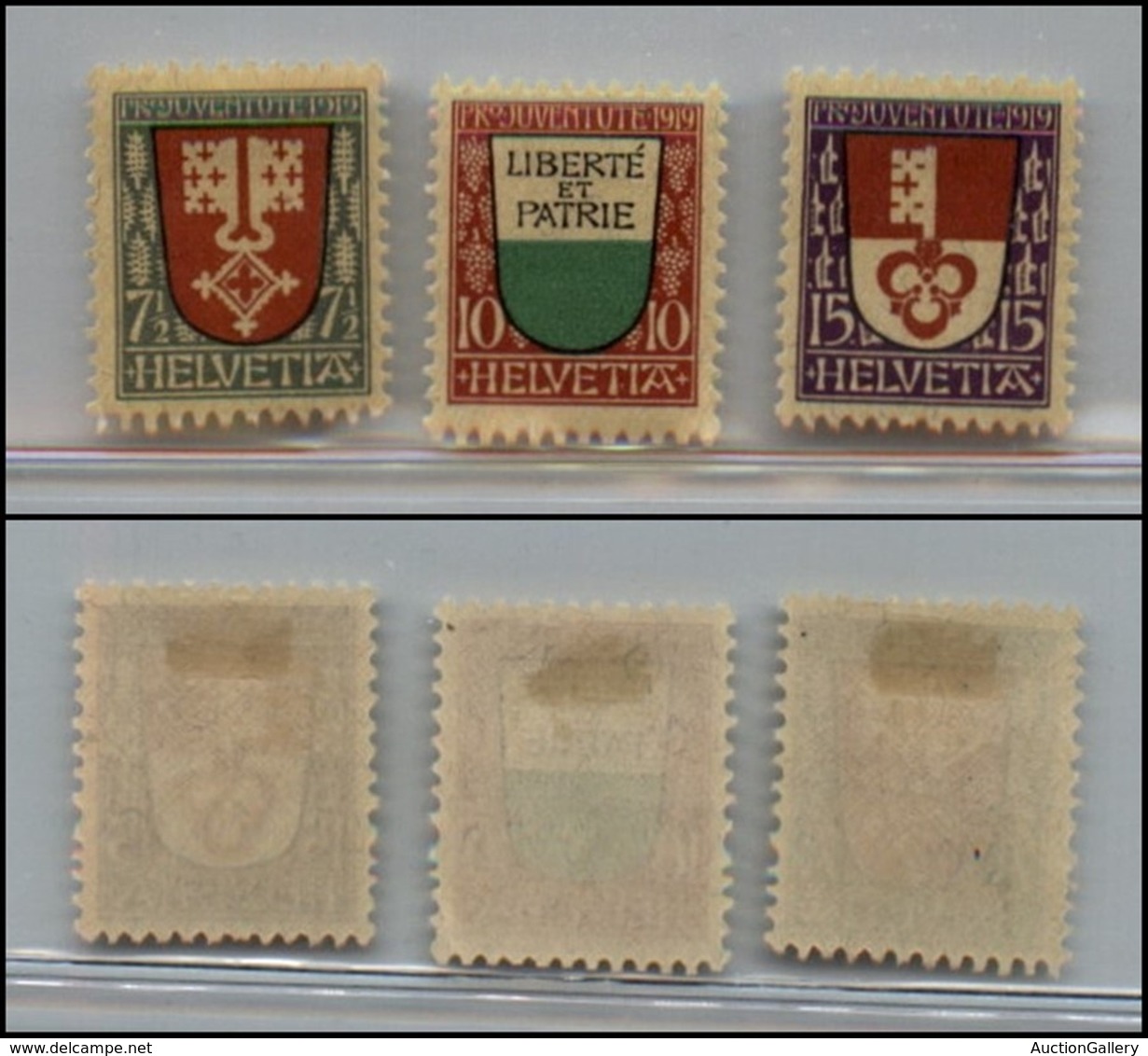 EUROPA - SVIZZERA - 1919 - Pro Juventute (149/151) - Serie Completa - Gomma Originale - Other & Unclassified