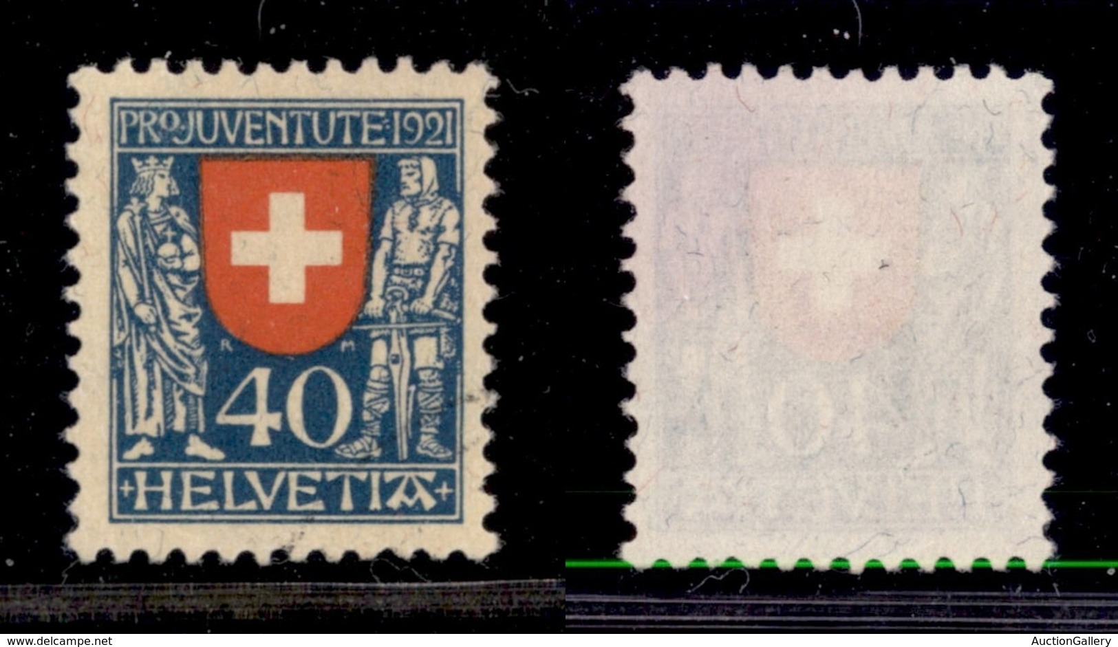 EUROPA - SVIZZERA - 1921 - 40 Cent Pro Juventute (174) - Usato (75) - Andere & Zonder Classificatie