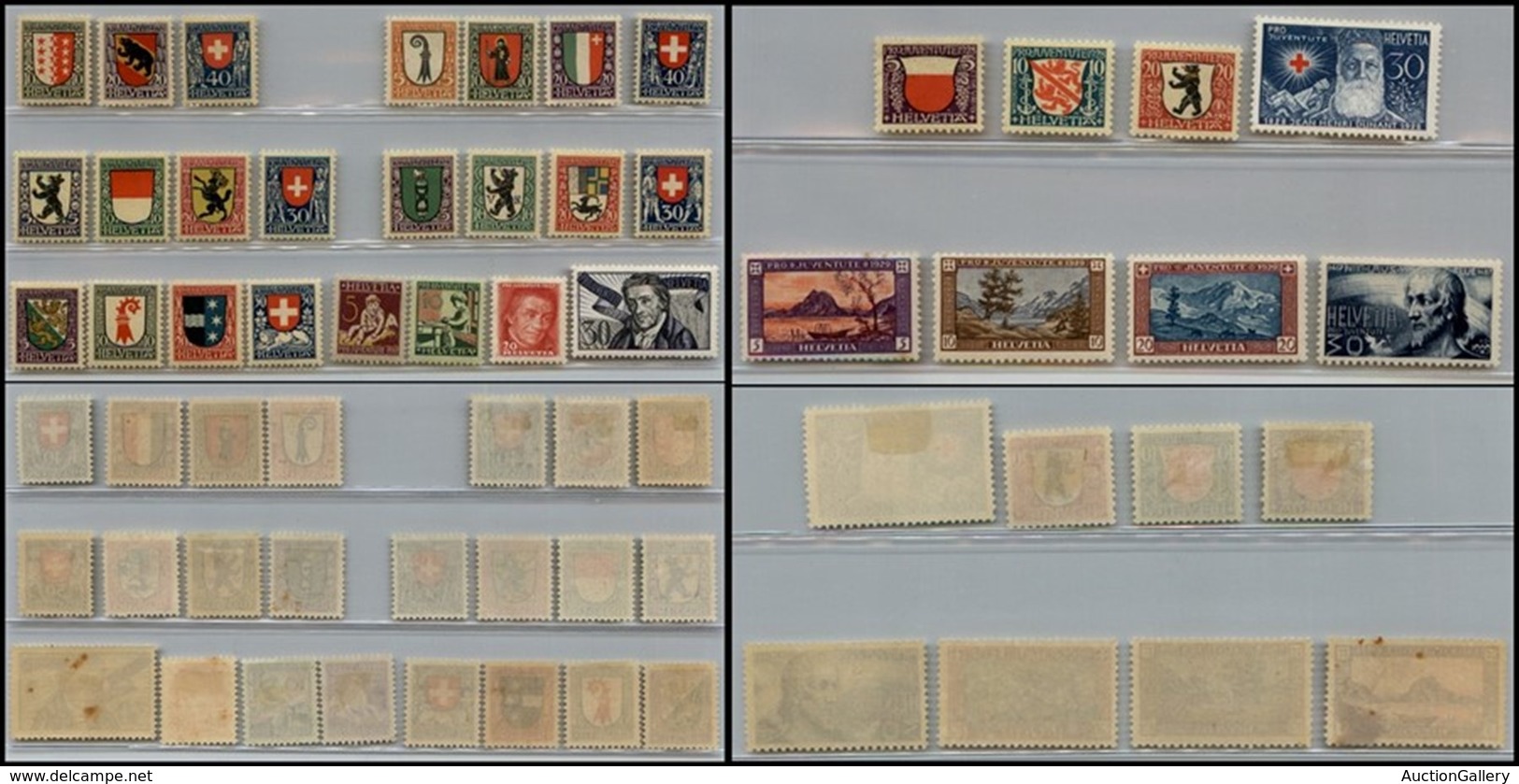 EUROPA - SVIZZERA - 1921/1929 - Pro Juventute - 8 Serie Complete Del Periodo - 31 Valori - Nuovi Con Gomma (53) - Other & Unclassified