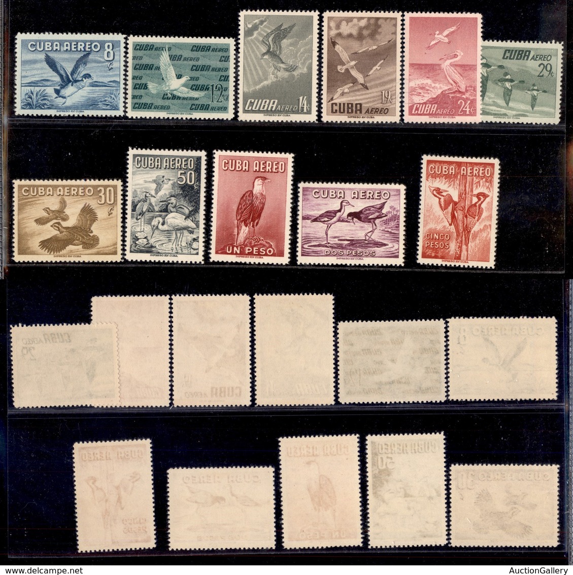 OLTREMARE - CUBA - 1956 - Uccelli (496/506) - Serie Completa - Gomma Originale - Other & Unclassified