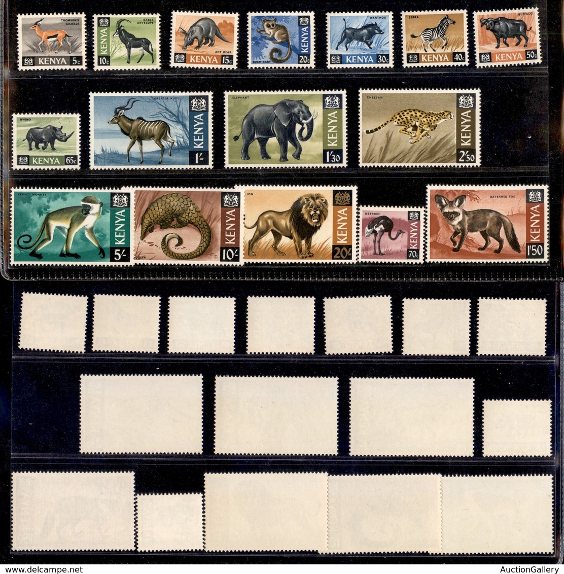 OLTREMARE - KENYA - 1966/1969 - Animali (20/35) - Serie Completa + Complementari - Gomma Integra - Other & Unclassified