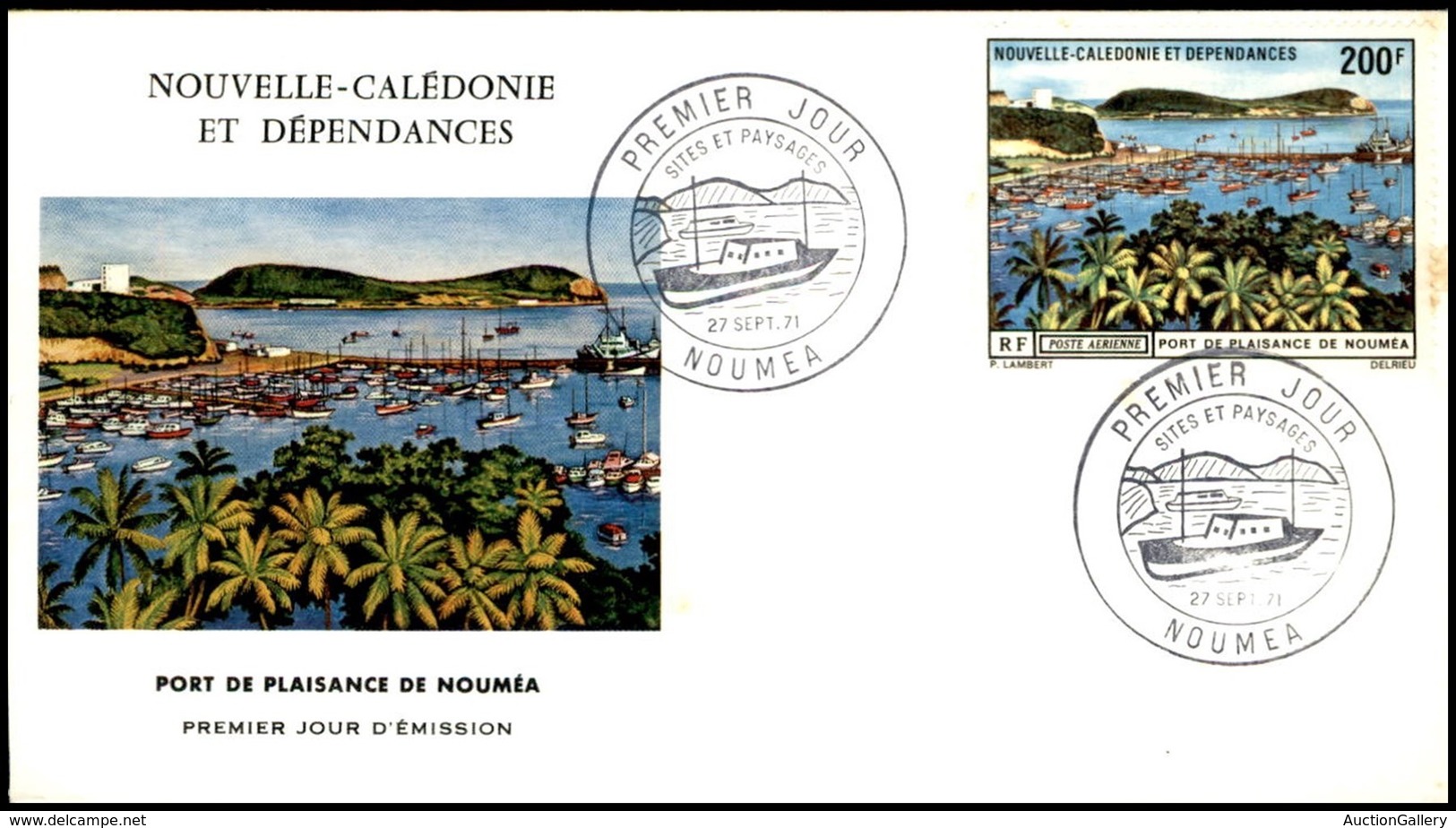 OLTREMARE - NUOVA CALEDONIA - 1971 - 200 Fr Porto Di Noumea (507) - FDC 27.9.71 - Andere & Zonder Classificatie