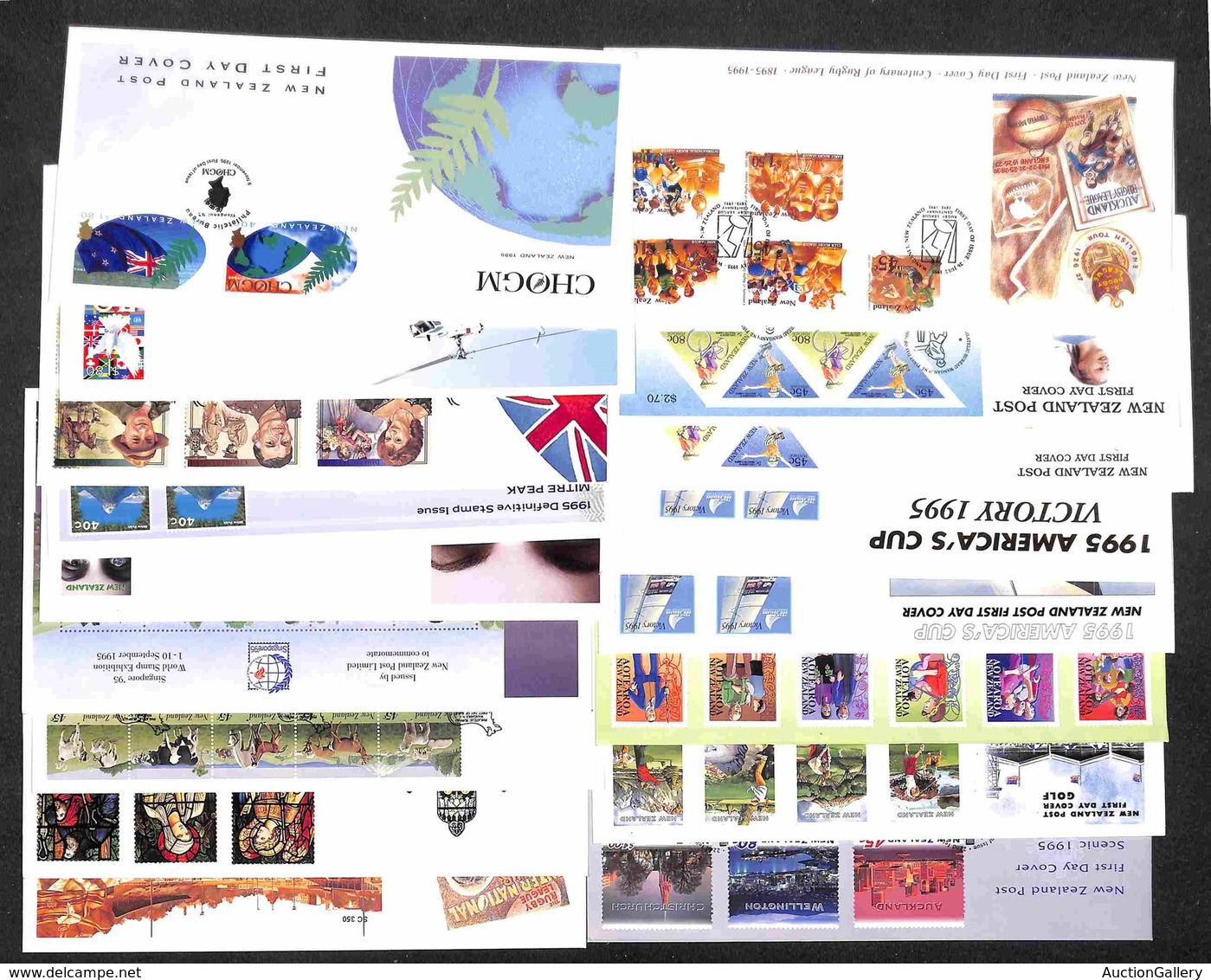 OLTREMARE - NUOVA ZELANDA - 1995 - 17 FDC Emessi Nell’anno - Poche Mancanze - Andere & Zonder Classificatie