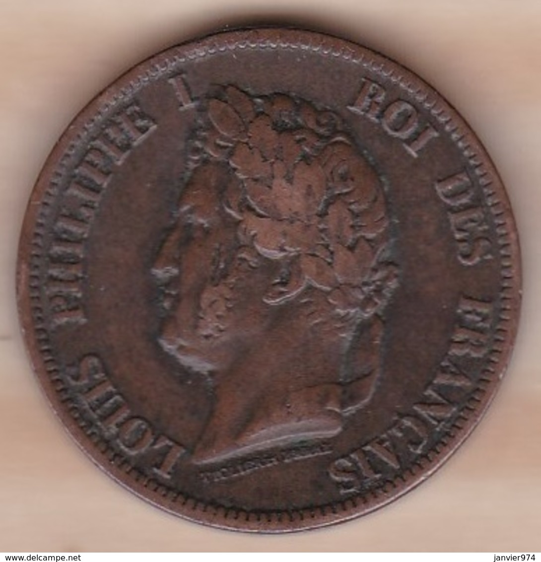 COLONIES FRANCAISES. GUADELOUPE .10 CENTIMES 1841 A . LOUIS PHILIPPE I - Autres & Non Classés