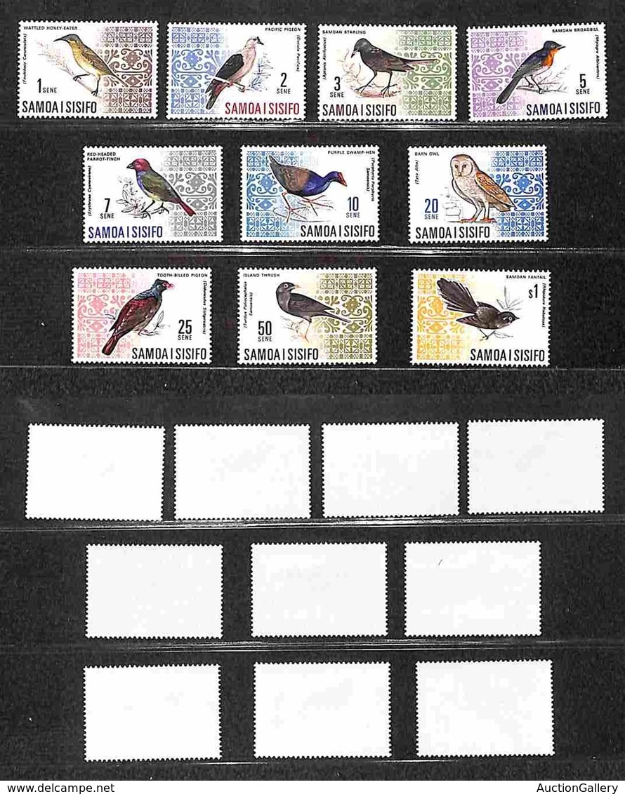 OLTREMARE - SAMOA - 1967 - Uccelli (152/161) - Serie Completa - Gomma Integra (48) - Sonstige & Ohne Zuordnung
