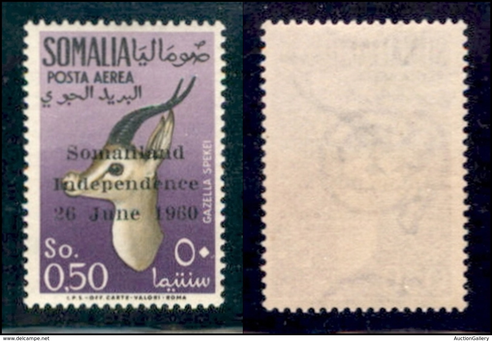 OLTREMARE - SOMALIA - 1960 - 0,50 Somalo Soprastampato (2) - Gomma Integra (50) - Otros & Sin Clasificación