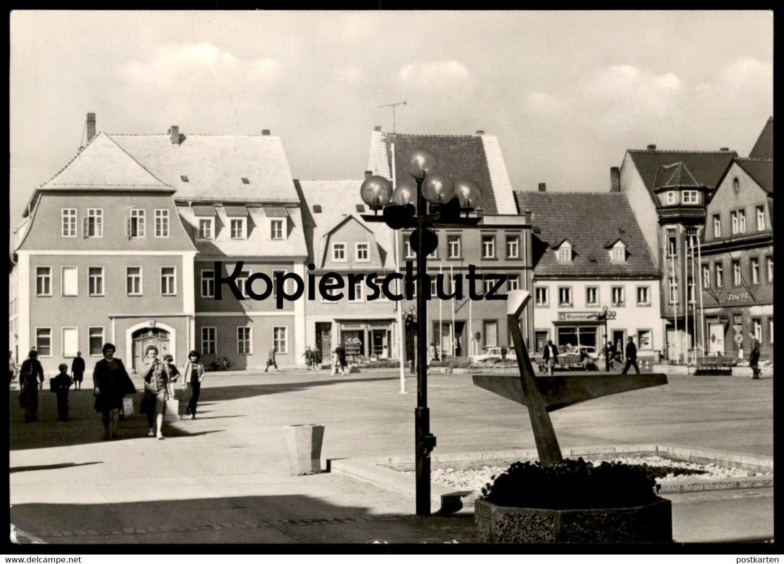 ÄLTERE POSTKARTE BORNA MARKTPLATZ PANORAMA Ansichtskarte Postcard Cpa AK - Borna