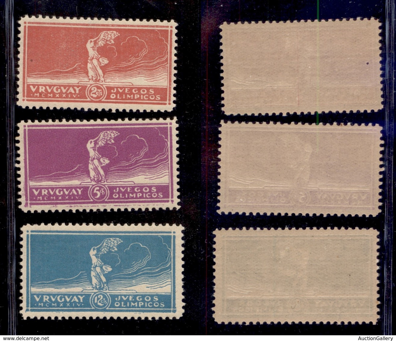 OLTREMARE - URUGUAY - 1924 - Olimpiadi (285/287) - Serie Completa - Gomma Originale (60) - Other & Unclassified