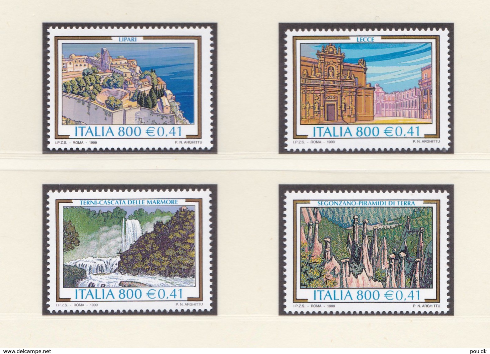 Italy 1999 Tourism 4 Stamps MNH/** (H23) - Other & Unclassified