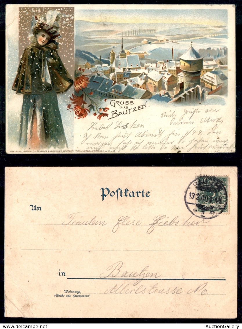 DOCUMENTI - VARIE - CARTOLINE - Germania - Gruss Aus Bautzen - Litografica - Viaggiata Primi ‘900 - Sonstige & Ohne Zuordnung