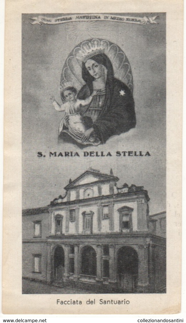 Santino Antico Santa Maria Della Stella Da Napoli - Religione & Esoterismo