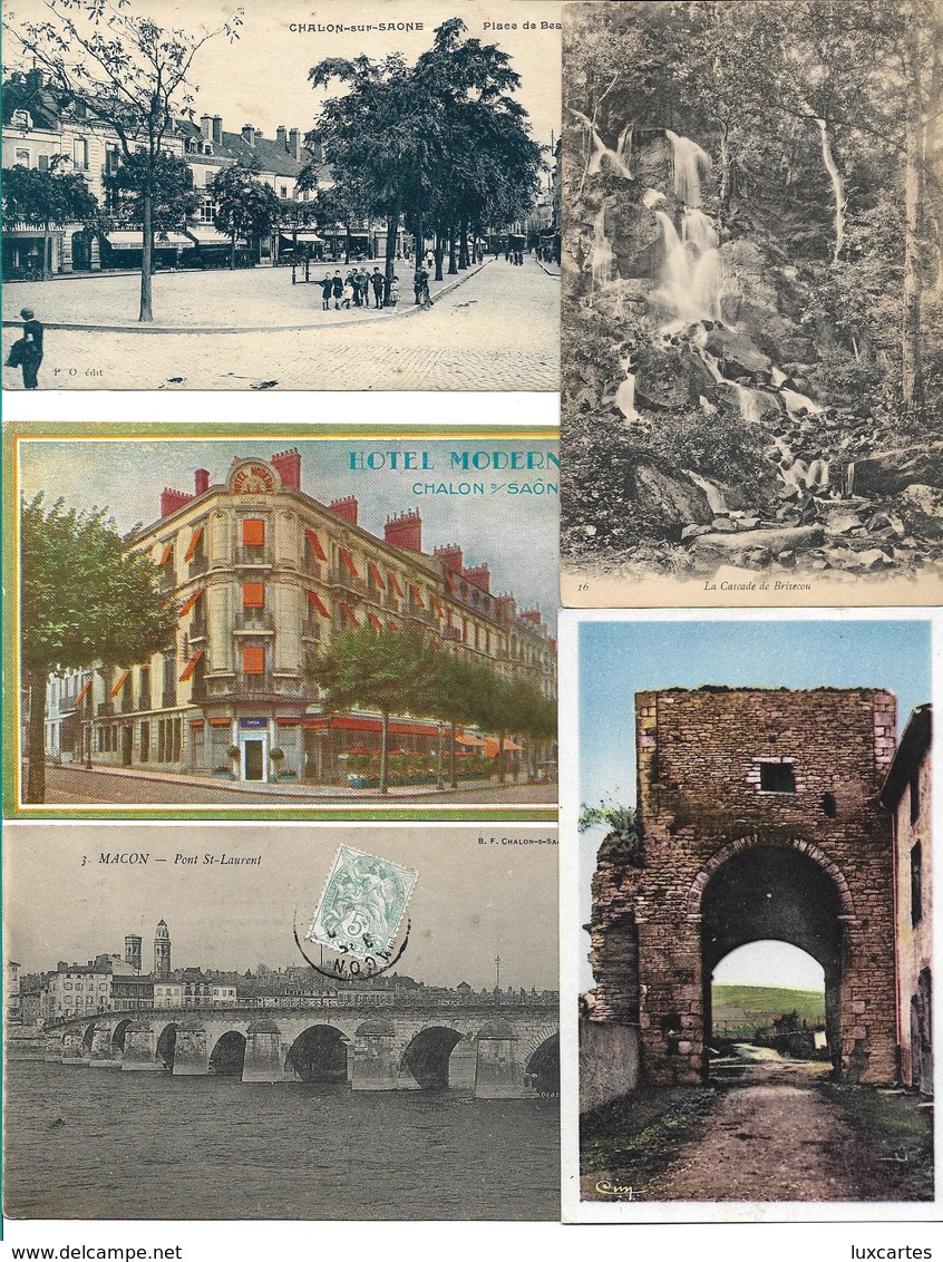 LOT 500 CPA ET CPSM(petit Format) DEPT SAONE ET LOIRE (71). AUCUNE CARTE DE PARAY LE MONIAL ET AUTUN. DROUILLE. - 500 CP Min.