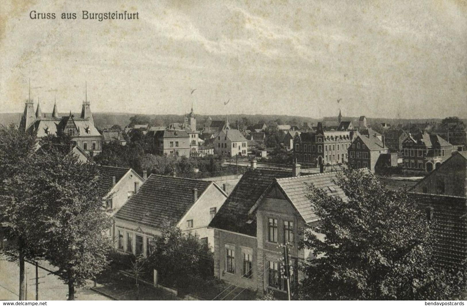 BURGSTEINFURT, Panorama (1910s) AK - Steinfurt