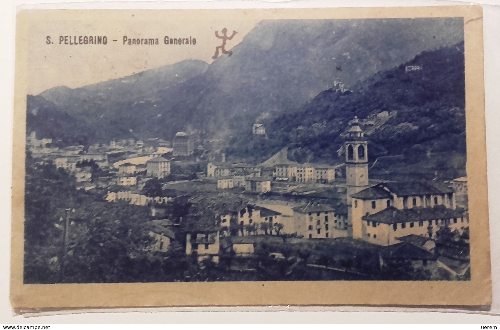 LOMBARDIA - BERGAMO - S.PELLEGRINO PANORAMA GENERALE Formato Piccolo Viaggiata Nel 1919 - Condizioni Buone Euro 6,3 - Bergamo