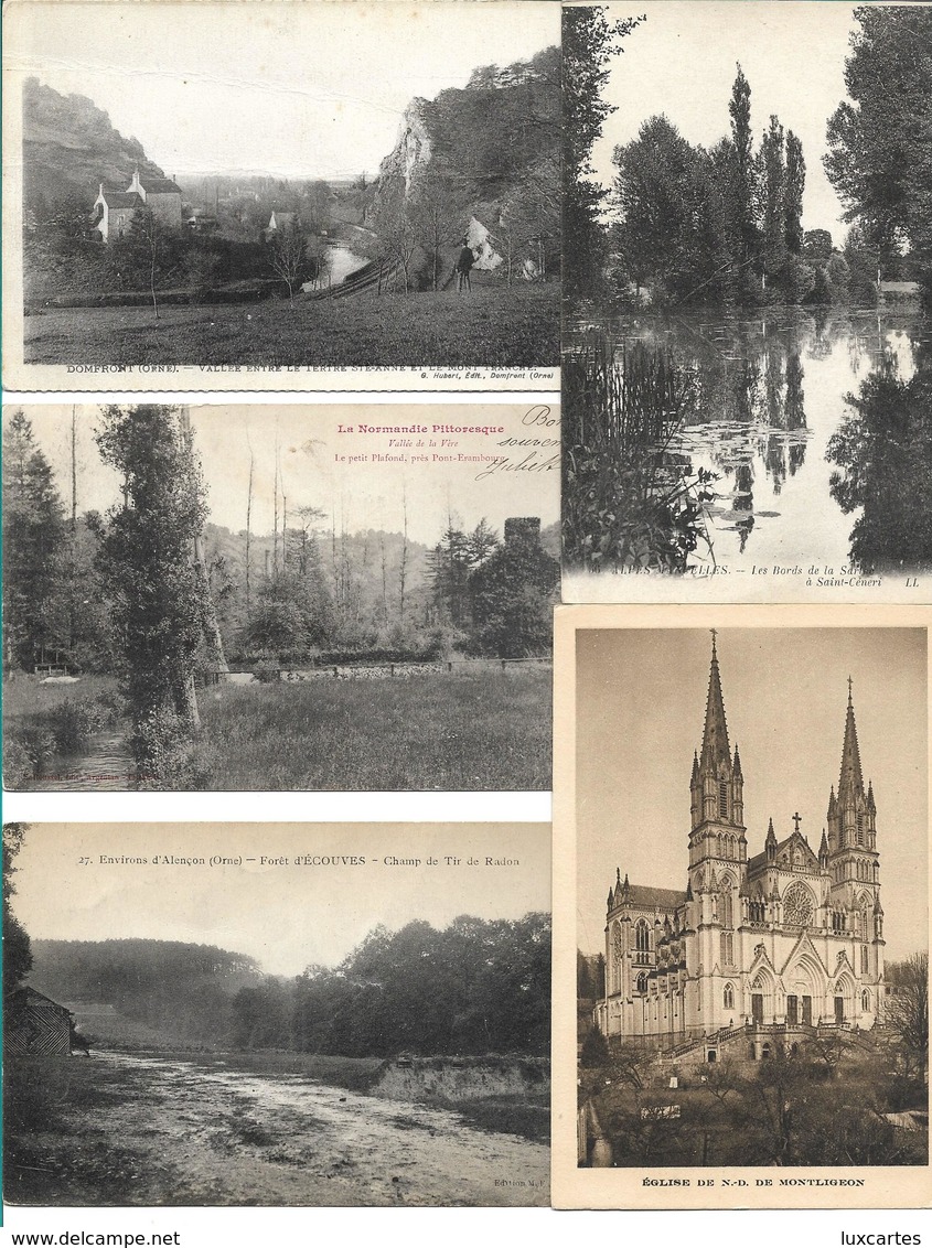 LOT 500 CPA ET CPSM(petit Format) DEPT ORNE (61). AUCUNE CARTE DE BAGNOLES DE L' ORNE, ALENCON, ET TESSE L/M . DROUILLE - 500 CP Min.