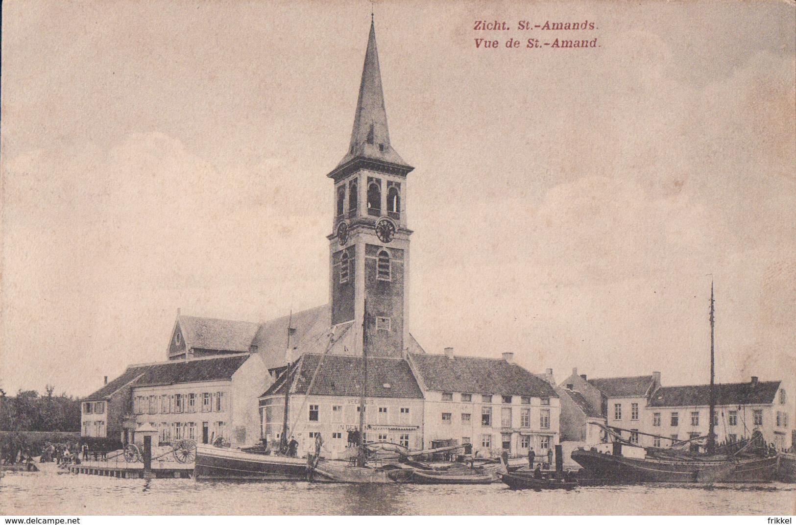 Zicht St-Amands Vue De St_Amand - Sint-Amands