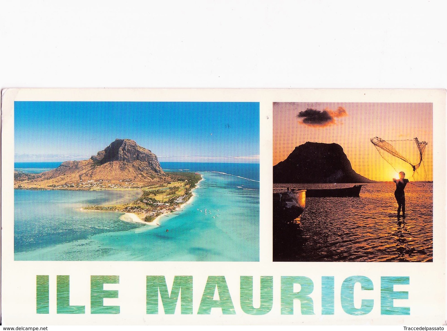 CARTOLINA ILE MAURICE - MAURITIUS - 2007 - "LE MORNE" - POSTCARD WITH STAMP - Mauritius