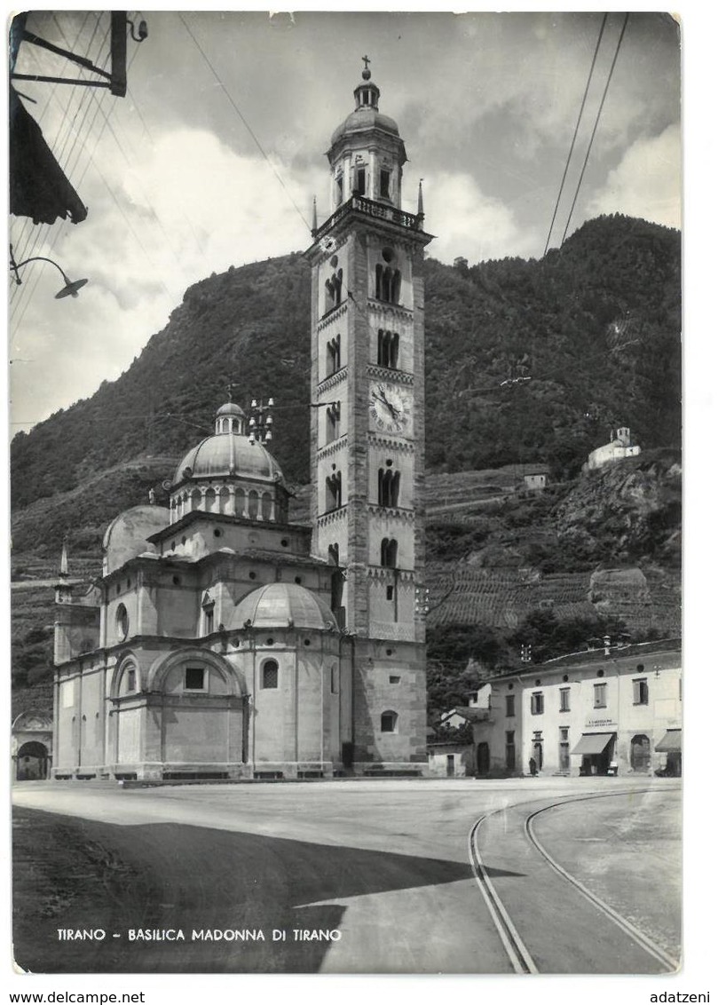 Lombardia Tirano Basilica Madonna Di Tirano Viaggiata 1959 Condizioni Come Da Scansione - Altri & Non Classificati