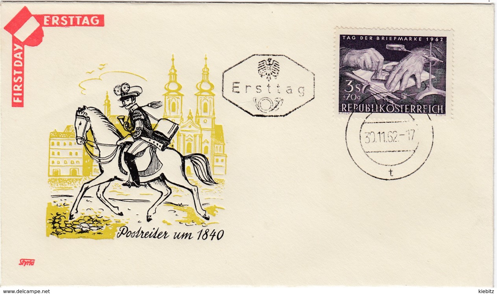 ÖSTERREICH 1962 - MiNr. 1127 Tag Der Briefmarke  FDC - FDC