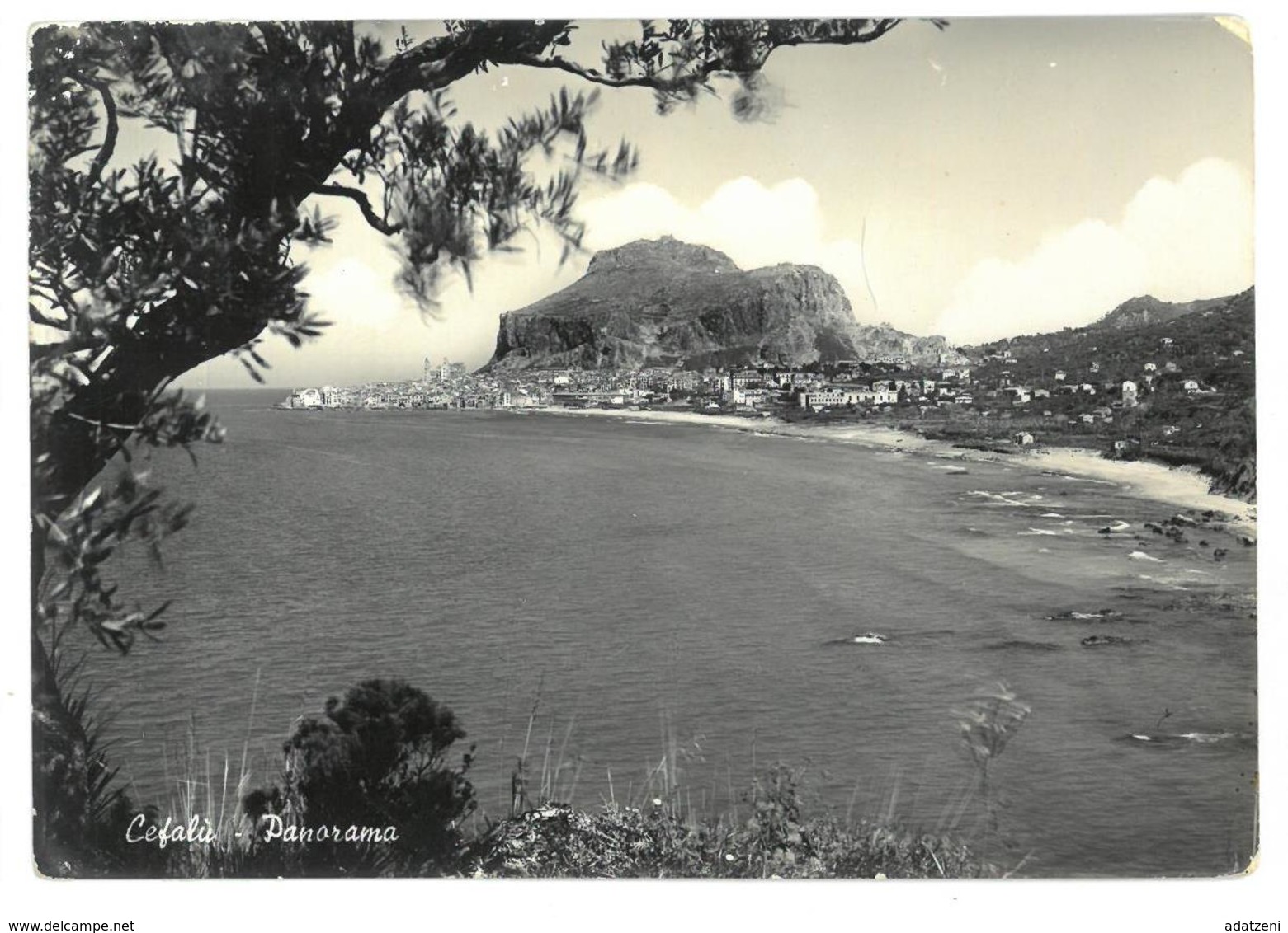 Sicilia Cefalù Panorama Viaggiata 1954 Condizioni Come Da Scansione - Messina