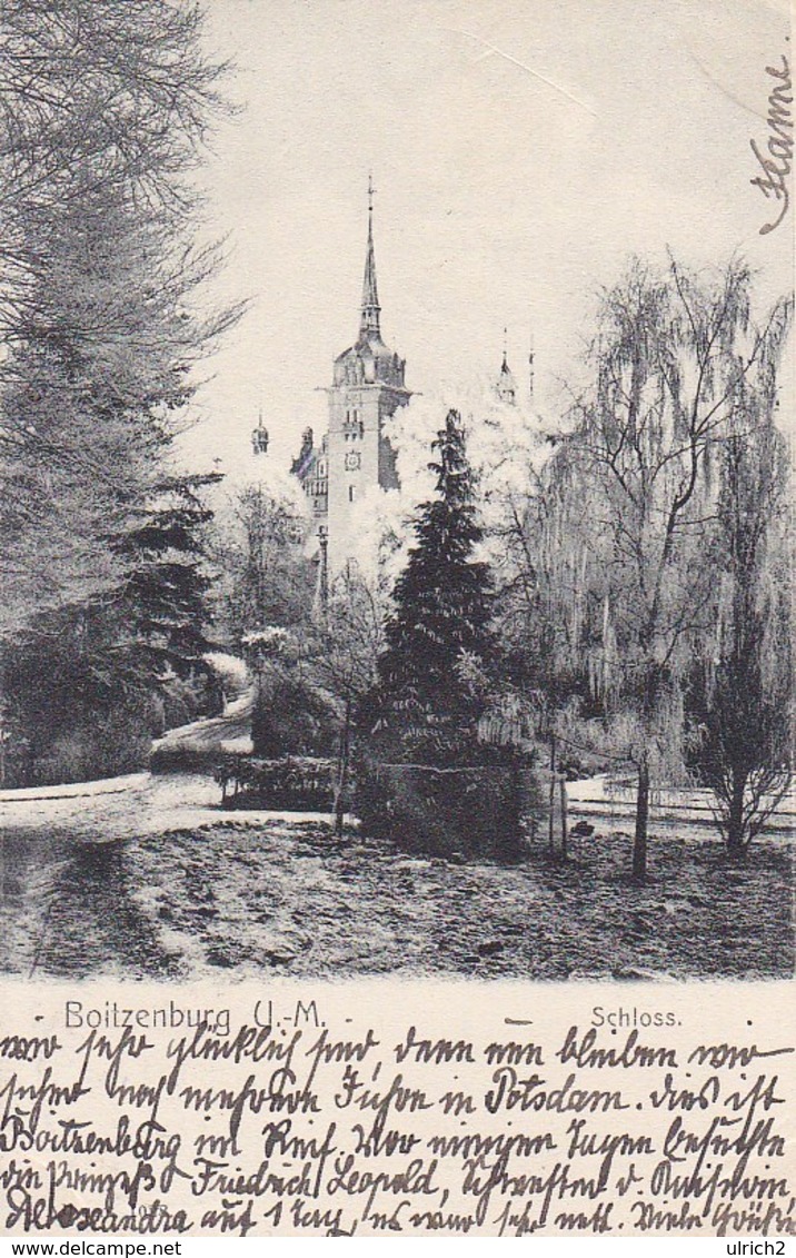 AK Boitzenburg U.-M. - Schloss - 1905 (39266) - Boitzenburg