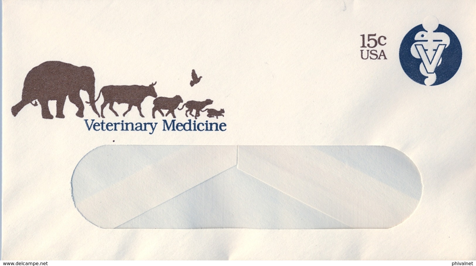 ESTADOS UNIDOS , SOBRE ENTERO POSTAL NO CIRCULADO , VETERINARY MEDICINE , VETERINARIA - 1981-00