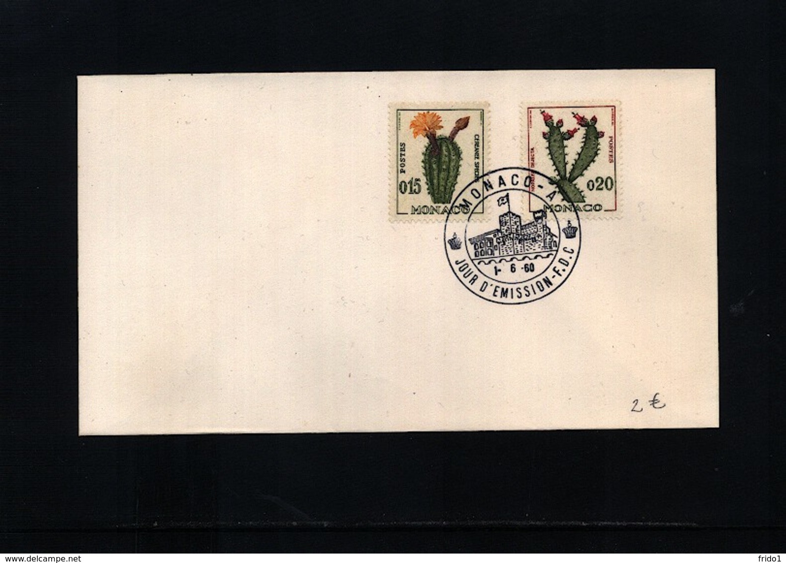 Monaco 1960 Cactusses FDC - Sukkulenten