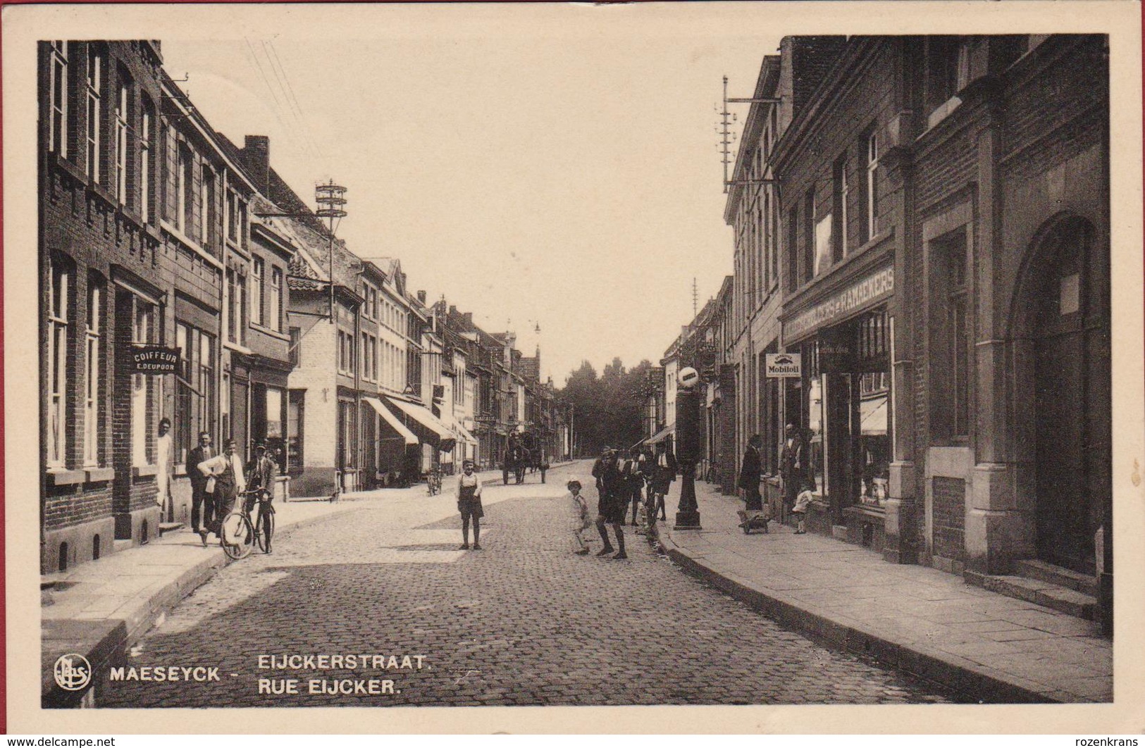 Maaseik Maeseyck Eijckerstraat Rue Eijcker Geanimeerd ZELDZAAM - Maaseik