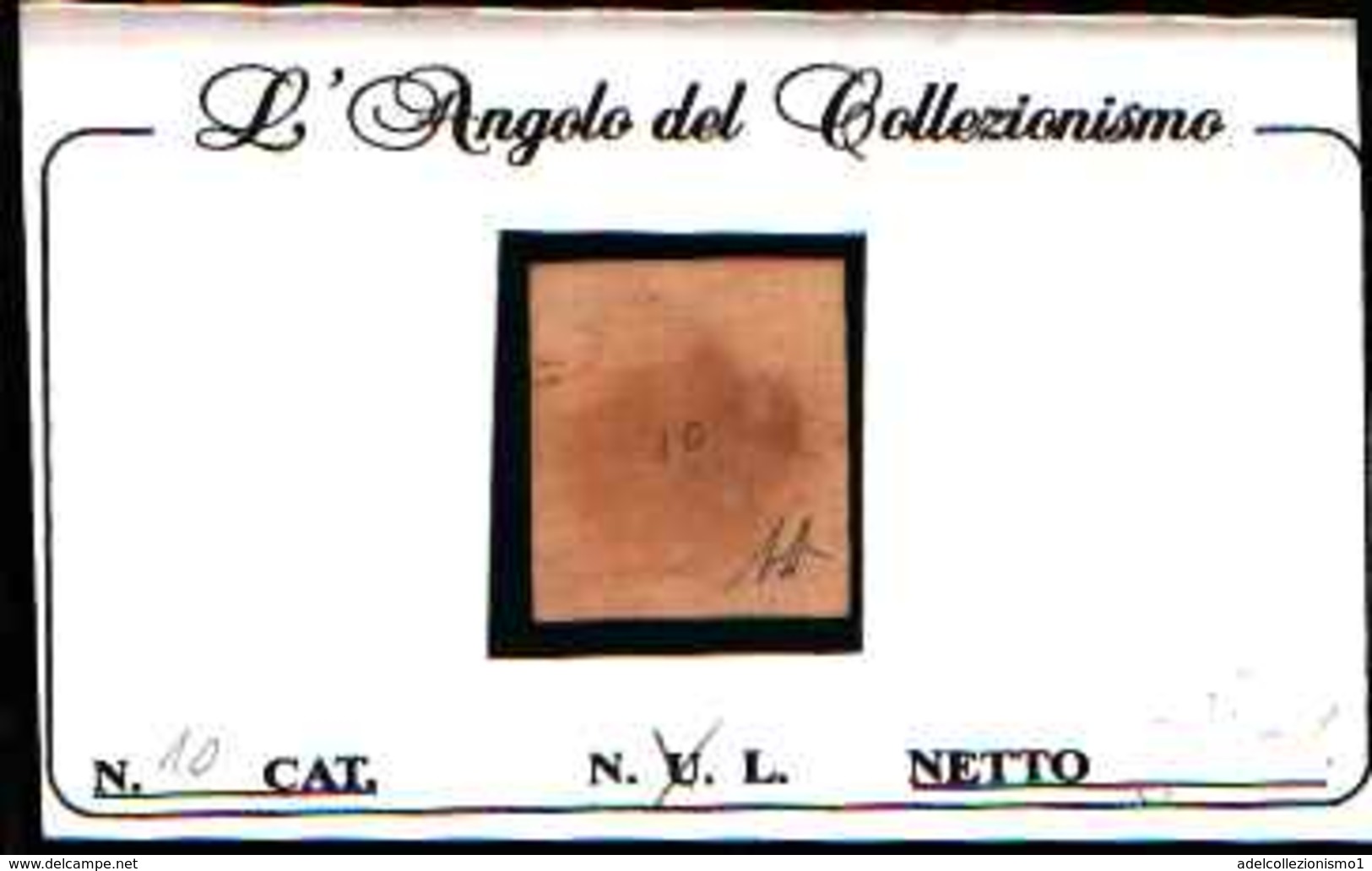 90787) REGNO DELLE DUE SICILIE- 5 GRANA-Effigie Di Ferdinando II - 1-1 1859 -USATO-VERMIGLIO-FIRMATO - Sicilia