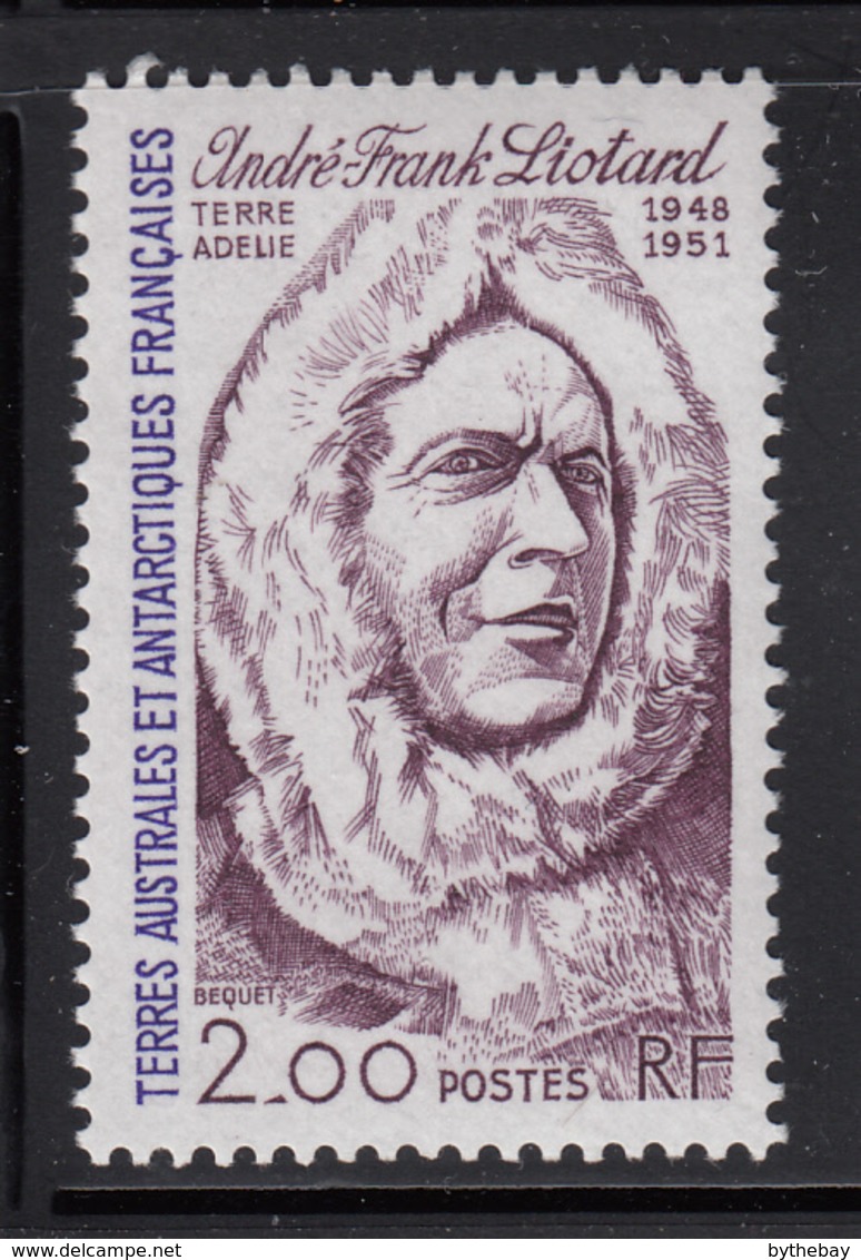 FSAT TAAF 1985 MNH Sc #117 2fr Andre-Frank Liotard Explorer - Neufs