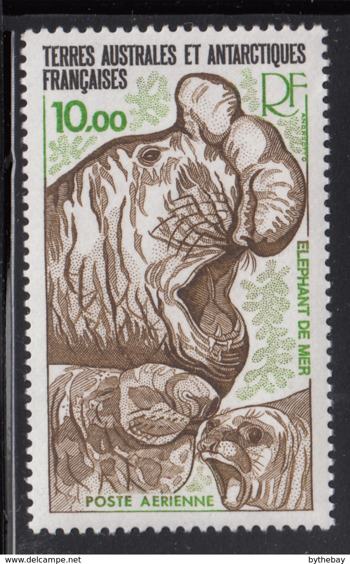 FSAT TAAF 1979 MNH Sc #C54 10fr Elephant Seals - Poste Aérienne