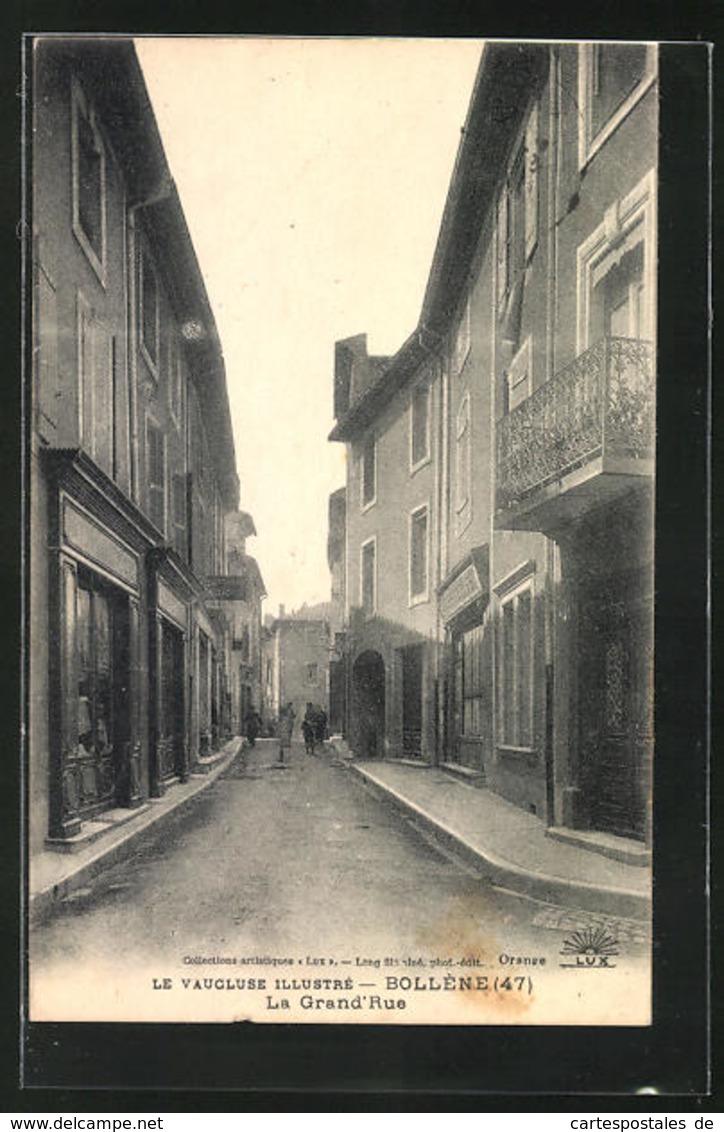 CPA Bollene, La Grand'Rue - Bollene