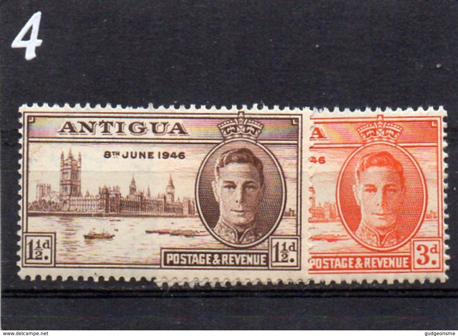 1946 GV1 Victory Pair MNH - 1858-1960 Crown Colony