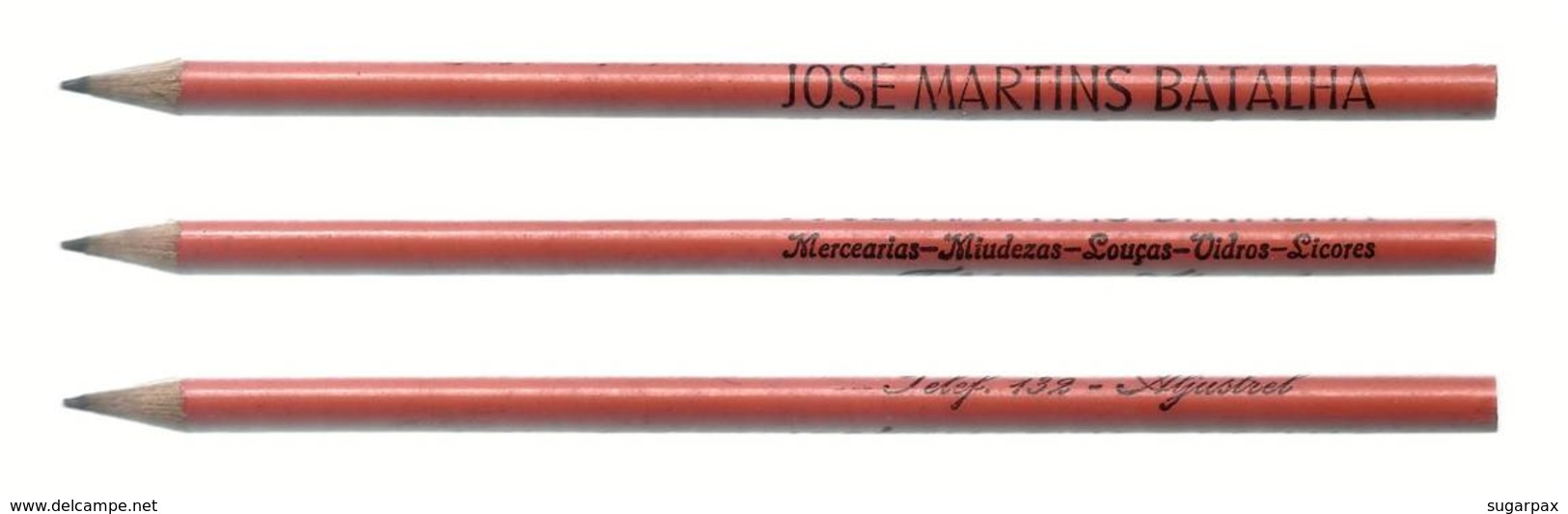 ALJUSTREL José Martins Batalha - 1 Lápis C/ Publicidade Advertising Pencil Crayon Publicitaire - Portugal - Pens