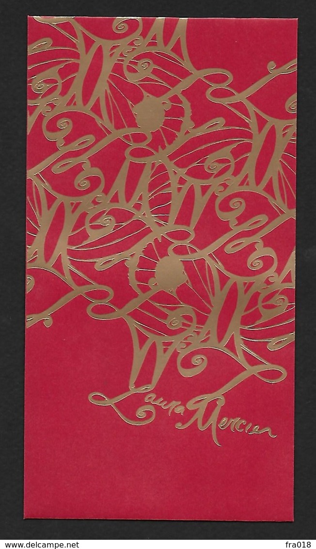 F- Red Pocket Nouvel An Chinois -Laure Mercier  2017-  Perfume Card - USA - Modernes (à Partir De 1961)