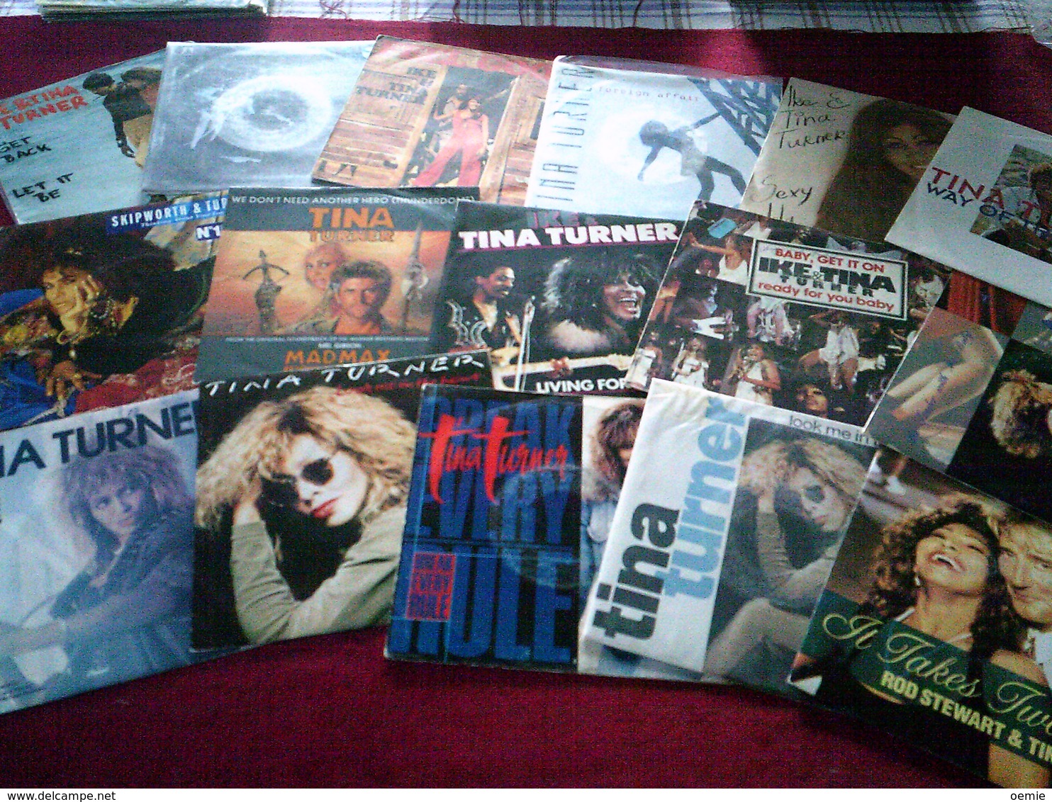 IKE  & TINA TURNER    °°  COLLECTION DE 32 / 45 TOURS - Complete Collections