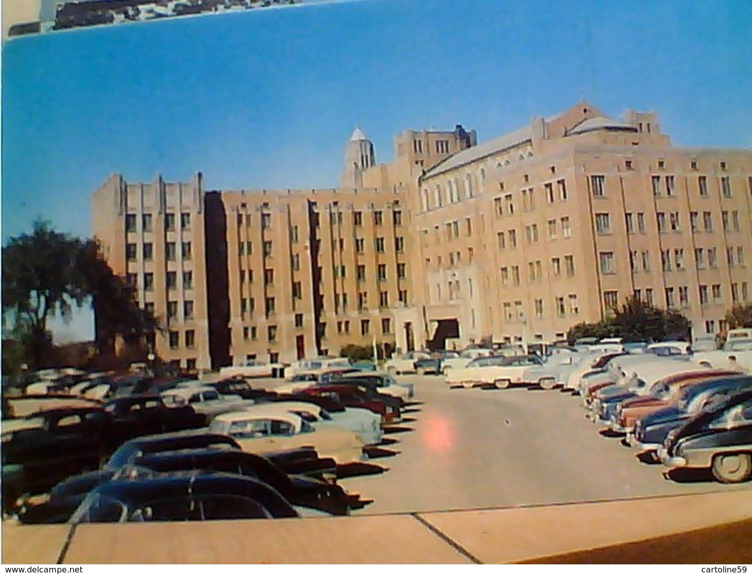 USA Michigan Flint St Joseph Hospital Curteich AUTO CAR OLD  VOITURES V1958 HA7783 - Flint
