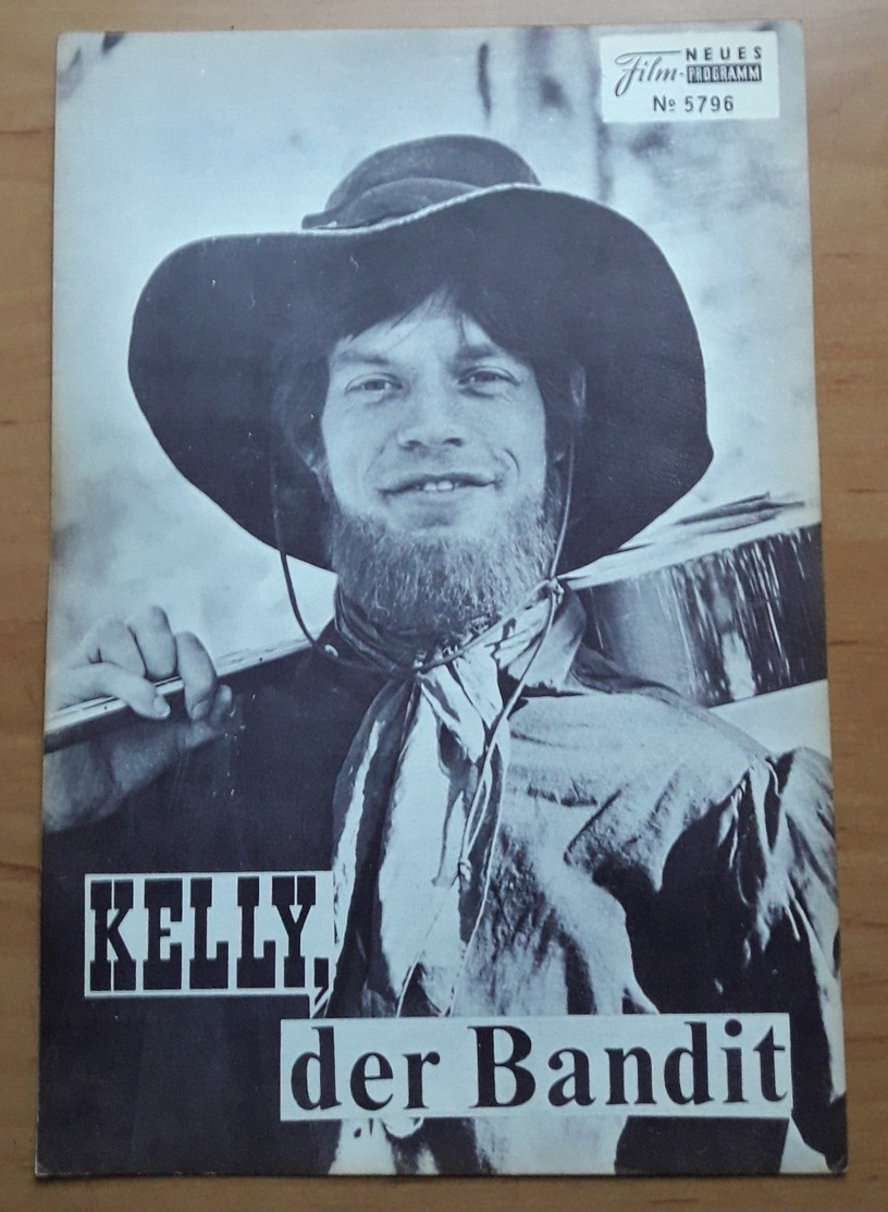 MICK JAGGER (The Rolling Stones) Im Kinofilm "Kelly, Der Bandit (NED KELLY)" NFP-Filmprogramm Von 1970 /a24 - Zeitschriften