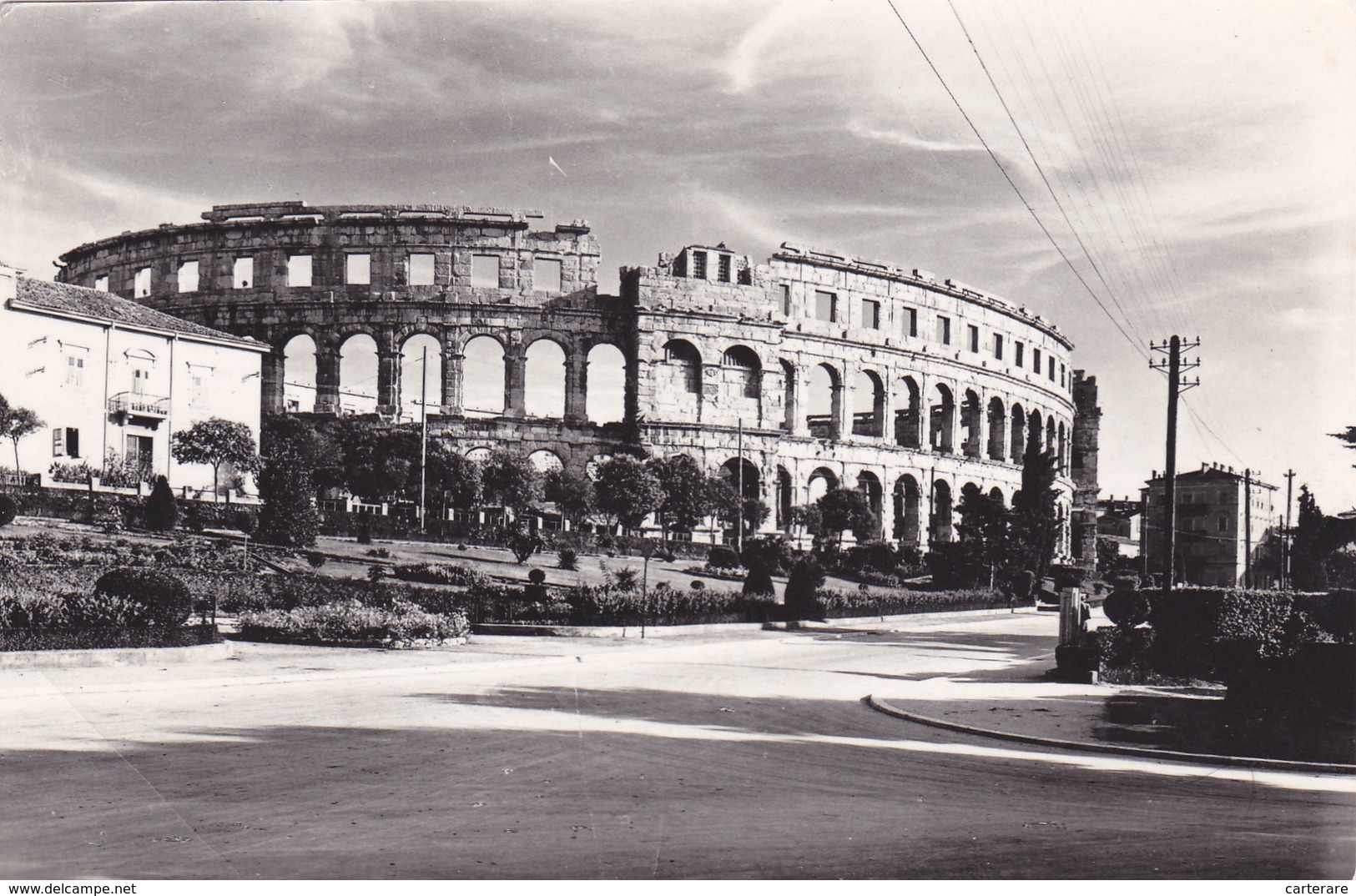 CROATIE,CROATIA,PULA POLA,AMPHITHEATRE ROMAIN,CARTE PHOTO - Kroatien