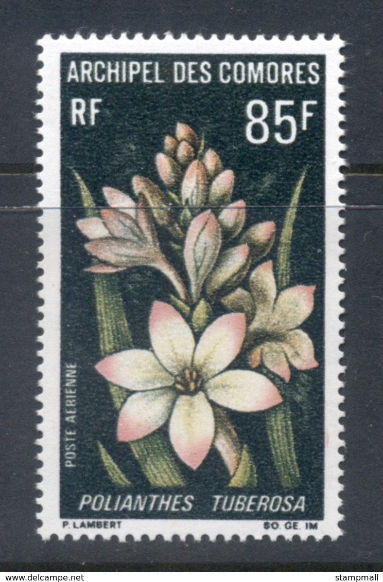 Comoro Is 1969 Flowers 85f MUH - Comoros