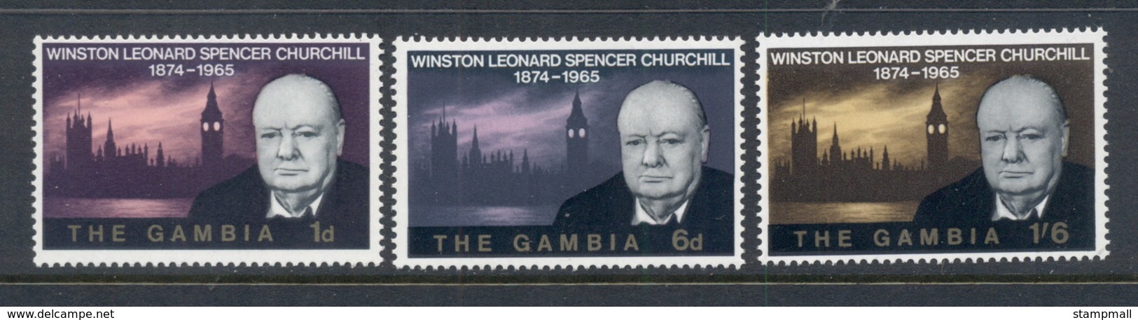 Gambia 1966 Churchill MUH - Gambia (1965-...)