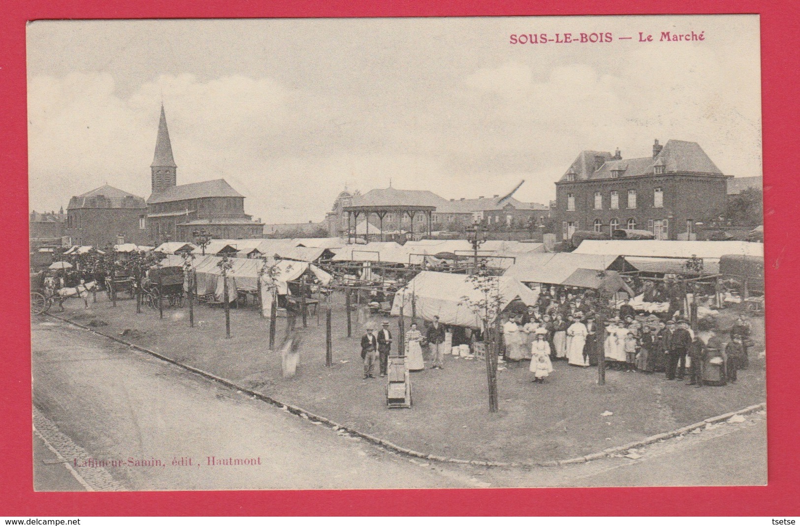 Sous Le Bois ... Maubeuge - Le Marché ... Superbe Animation ( Voir Verso ) - Maubeuge